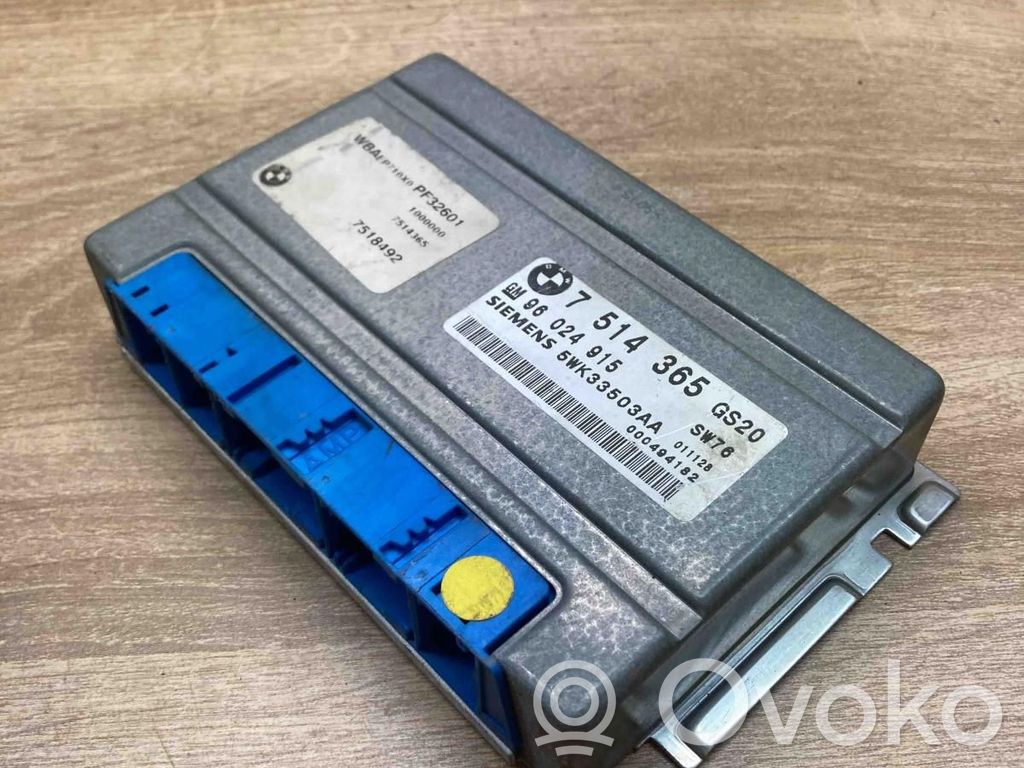 BMW 3 E46 Unitate/modul de control cutie de viteze 