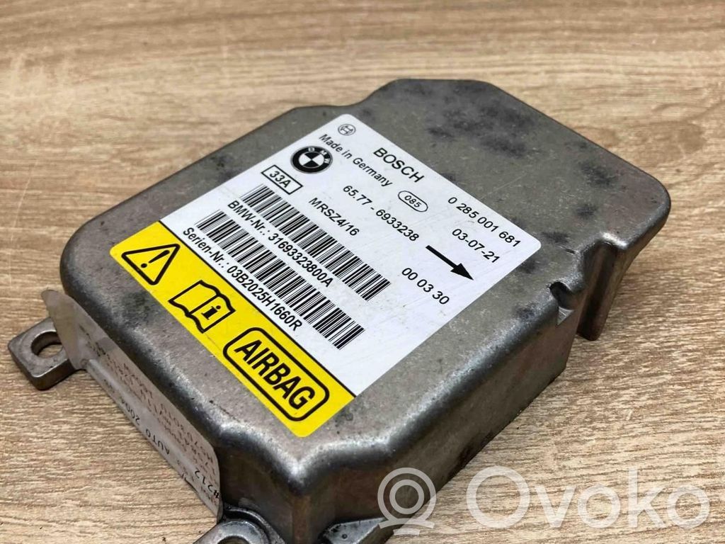 BMW 3 E46 Gaisa spilvenu vadības bloks 