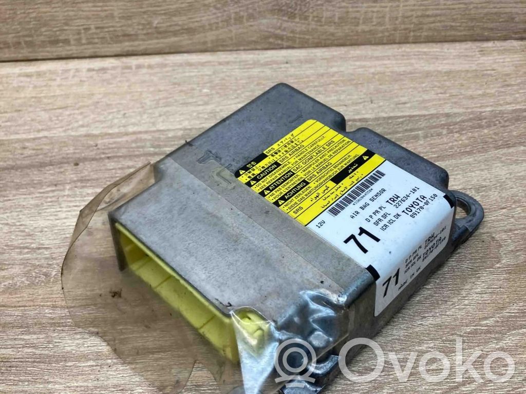 Toyota Verso Unitate/modul de comandă airbaguri 