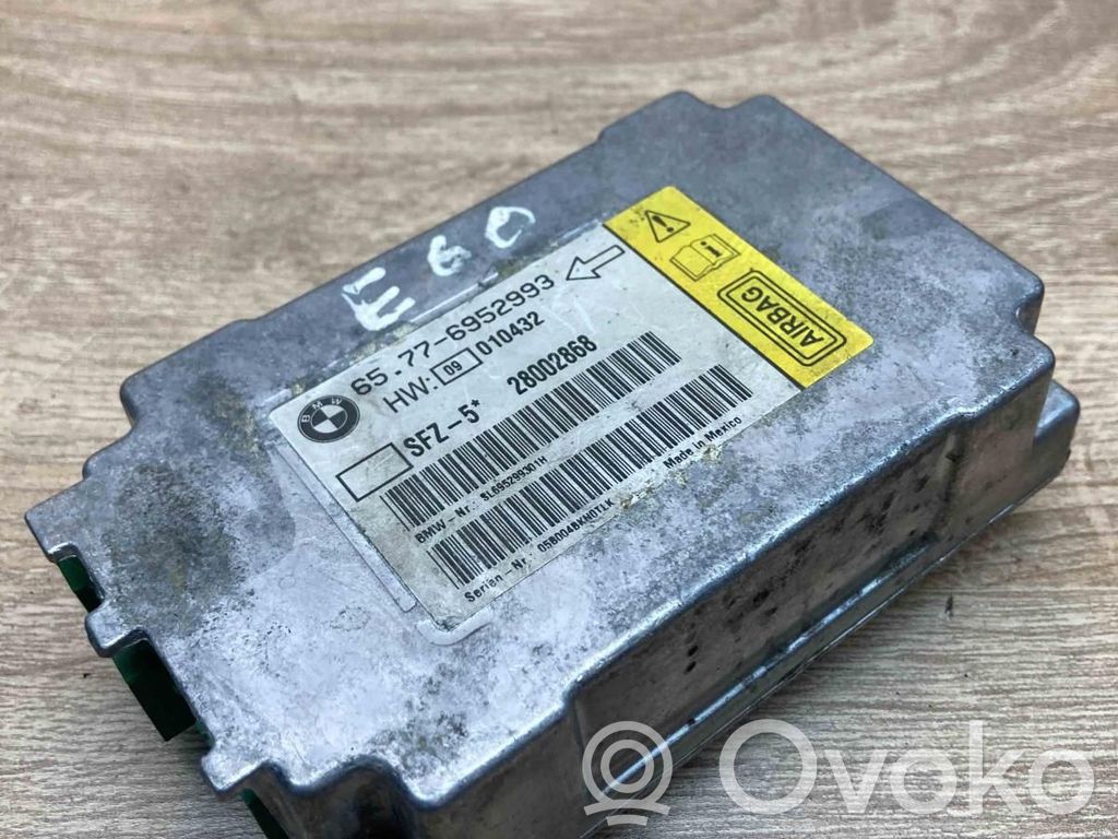 BMW 5 E60 E61 Unitate/modul de comandă airbaguri 