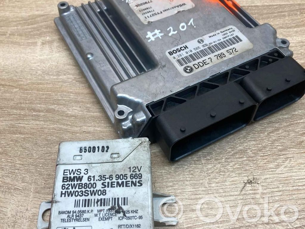 BMW 3 E46 Kit cu ECU motor și set închidere uși 