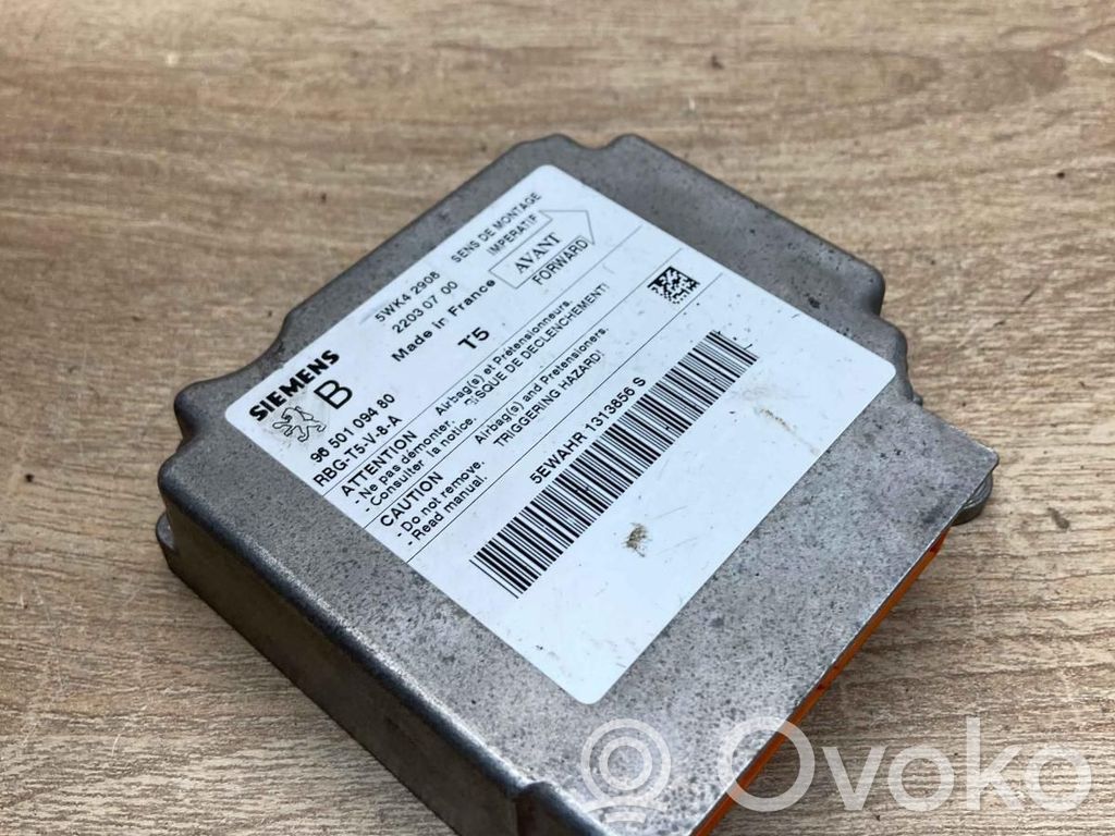 Centralina/modulo airbag   9650109480,5WK42908
