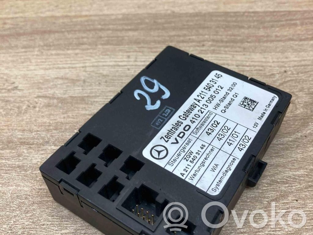 Mercedes-Benz E W211 Modul control gateway 