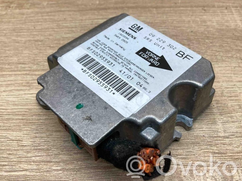 Opel Astra G Unitate/modul de comandă airbaguri 