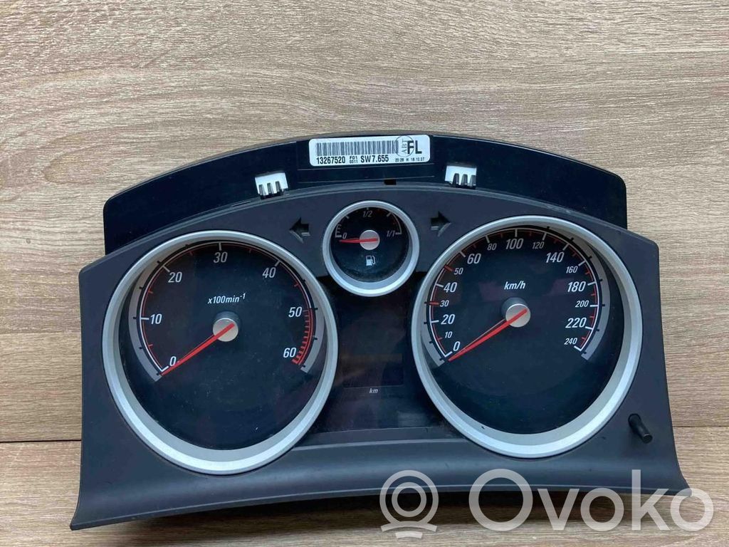 Opel Zafira B Tachimetro (quadro strumenti) 