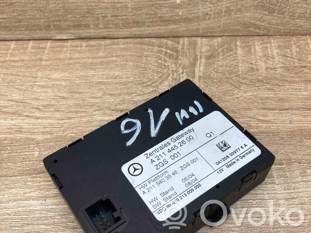 Mercedes-Benz E W211 Modulo di controllo accesso 