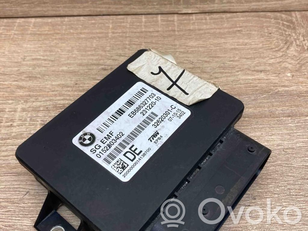BMW 3 F30 F35 F31 Modulo di controllo del freno a mano 