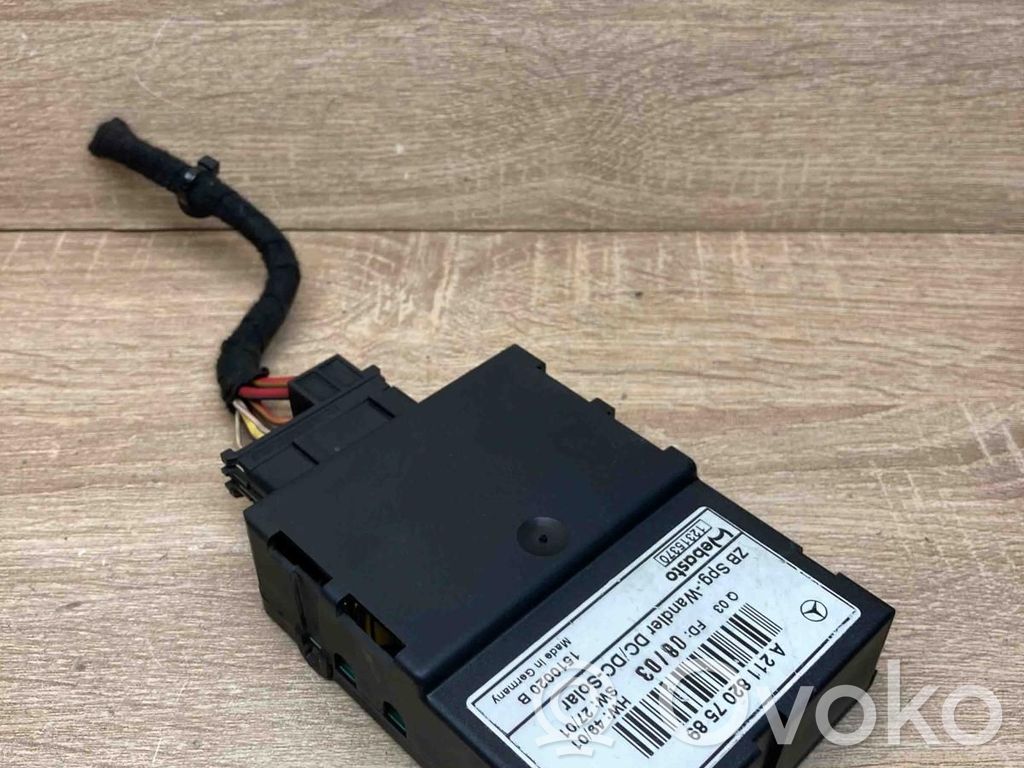 Mercedes-Benz E W211 Unitate/modul comandă trapă 