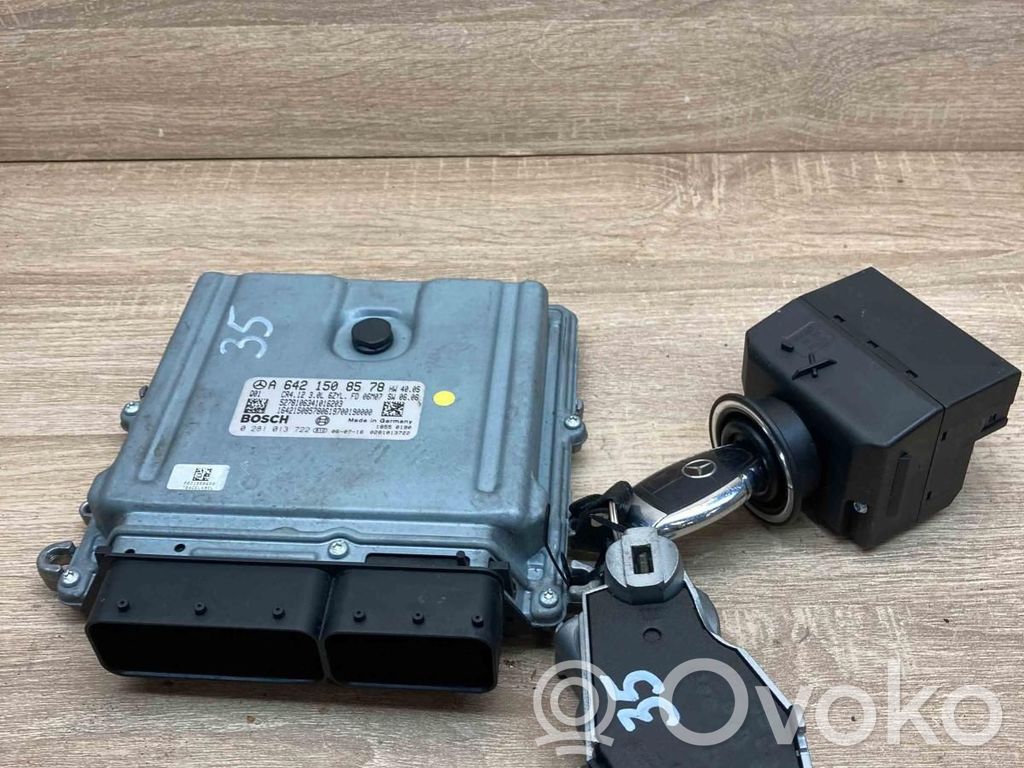 Mercedes-Benz E W211 Kit centralina motore ECU e serratura 