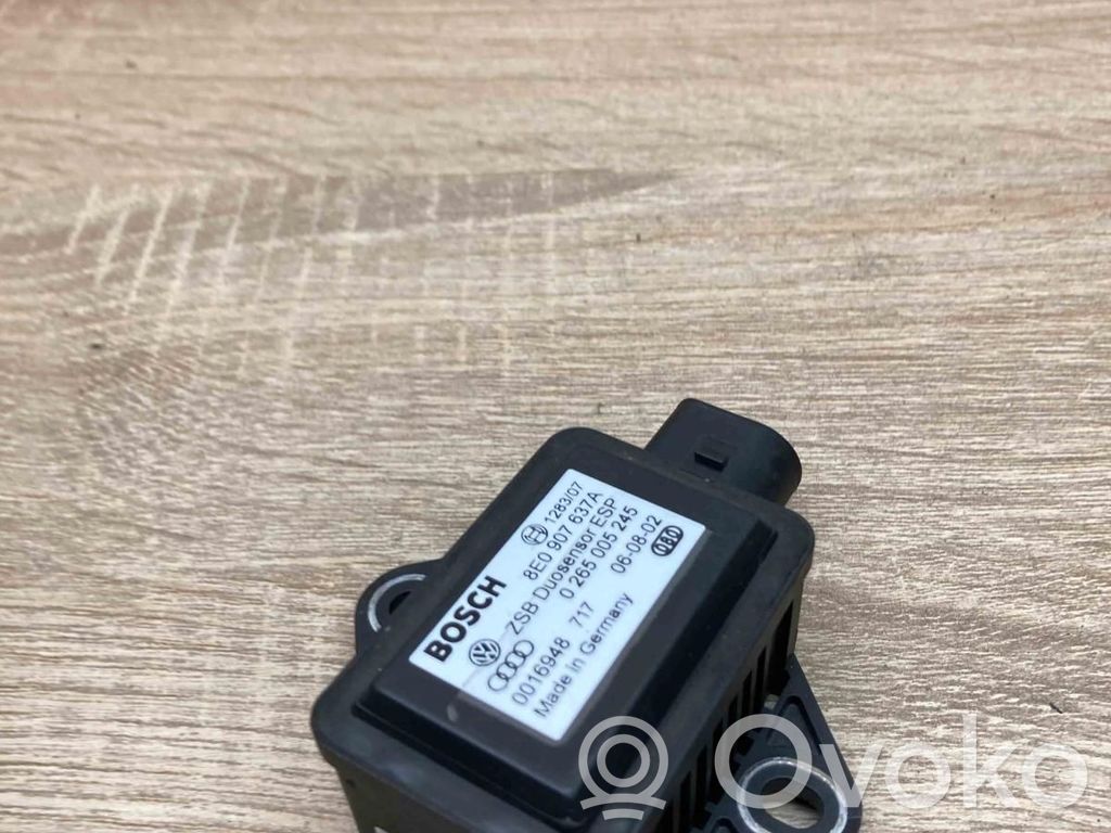ESP Drehratensensor Querbeschleunigungssensor   8E0907637A,0265005245