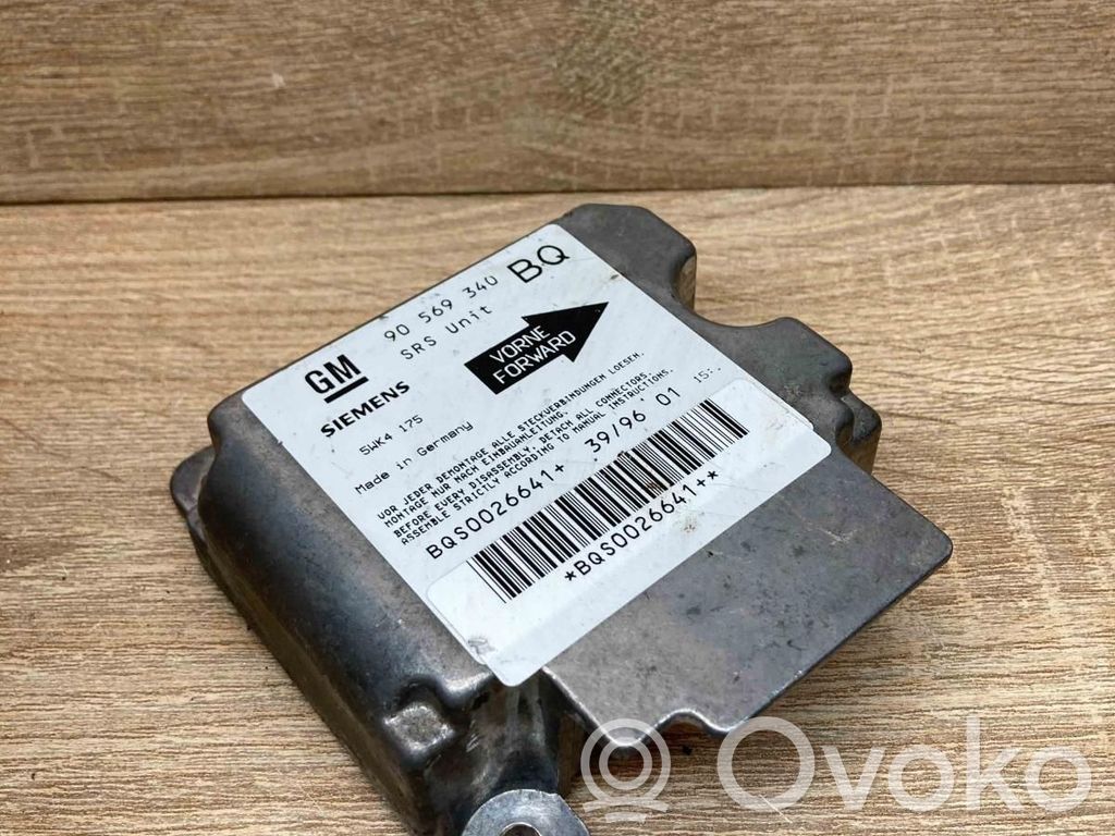Opel Vectra B Centralina/modulo airbag 