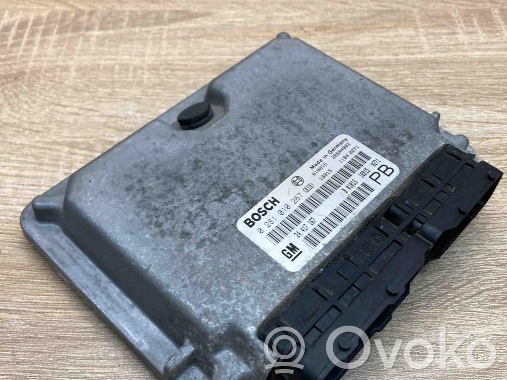 Unité de commande, module ECU de moteur   24417167,0281010267