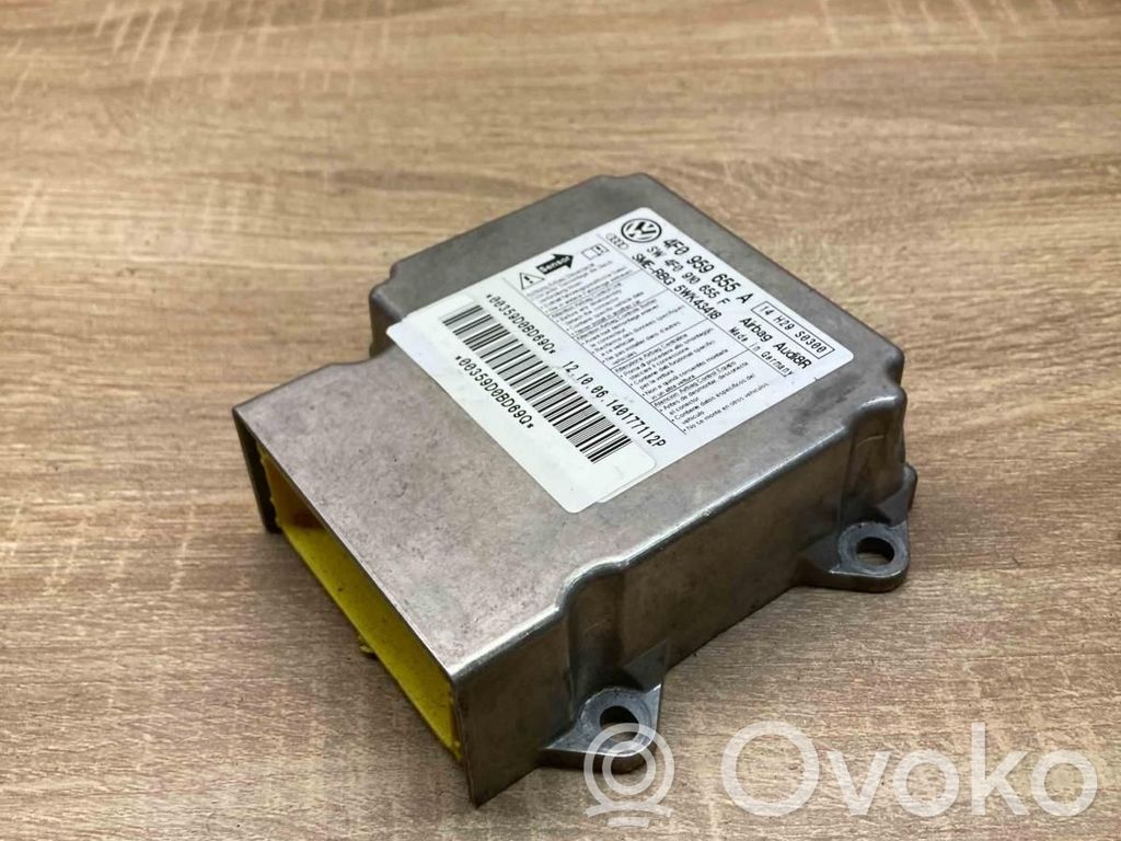 Audi A6 S6 C6 4F Unitate/modul de comandă airbaguri 