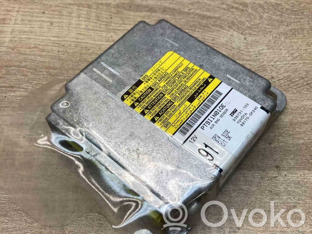 Toyota Corolla Verso AR10 Unitate/modul de comandă airbaguri 