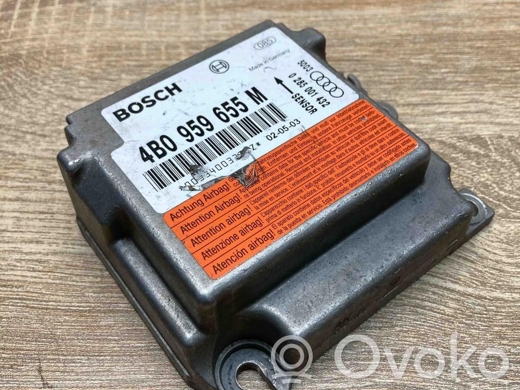 Audi A6 S6 C5 4B Unitate/modul de comandă airbaguri 
