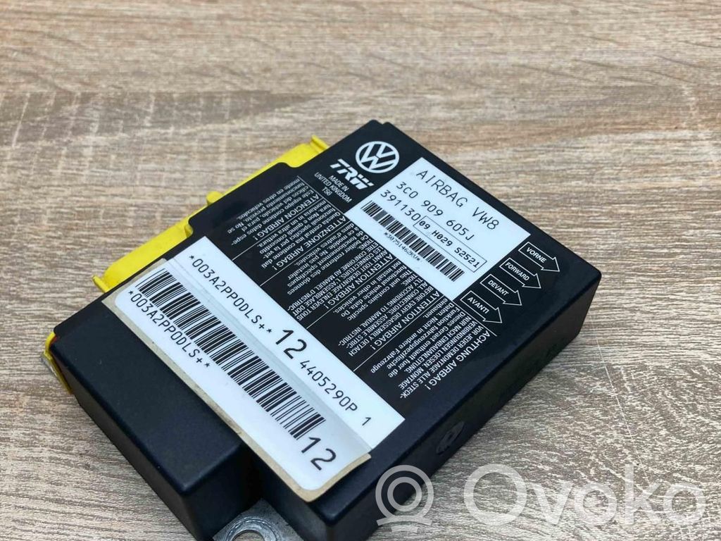 Volkswagen PASSAT B6 Unitate/modul de comandă airbaguri 