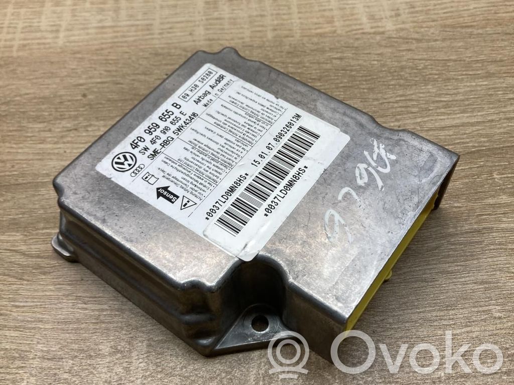 Audi A6 S6 C5 4B Centralina/modulo airbag 