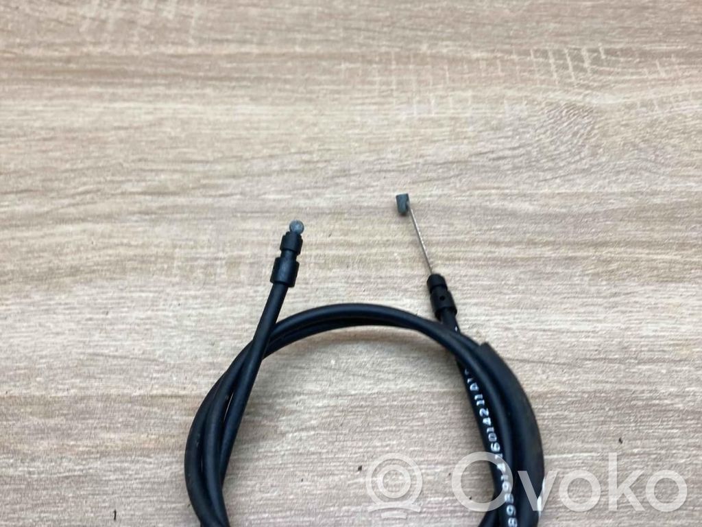 BMW 3 F30 F35 F31 Cavo di rilascio vano motore/cofano 
