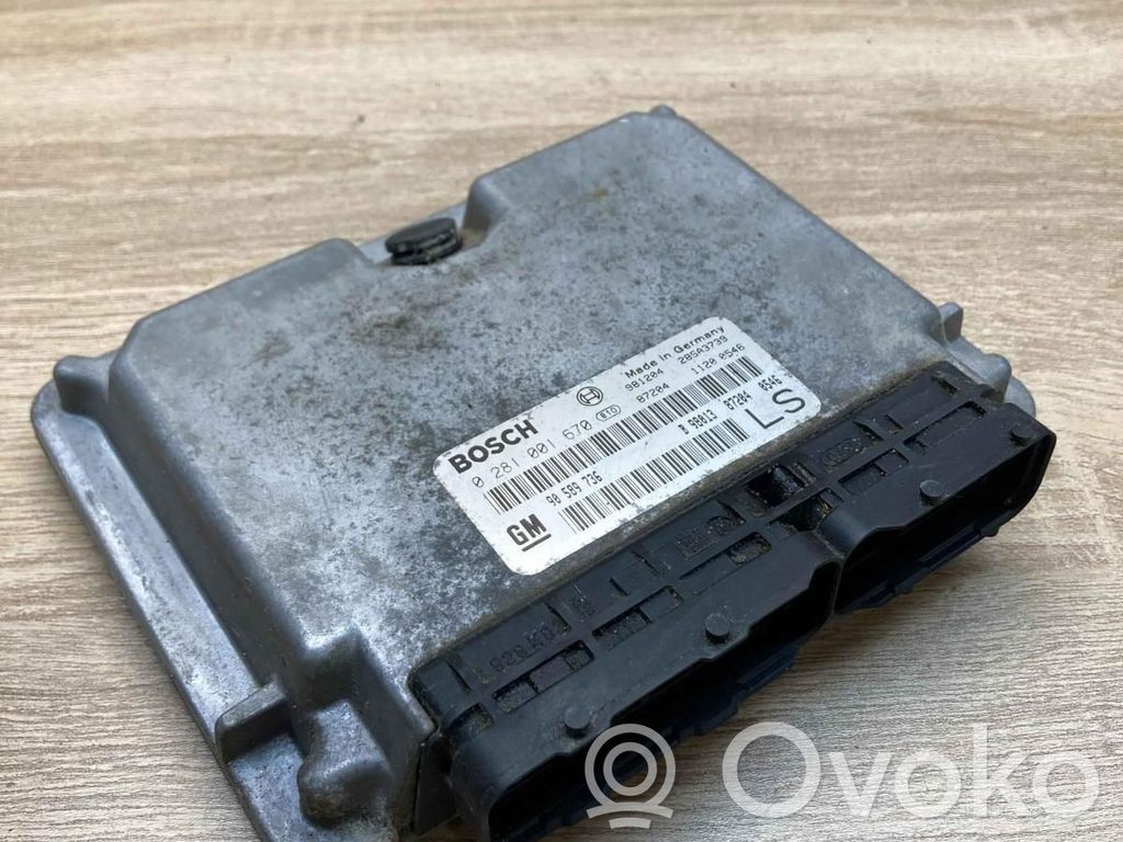 Engine control unit/module ECU   90589736,0281001670,546