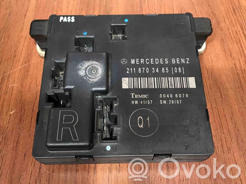 Mercedes-Benz E W211 Centralina/modulo portiere