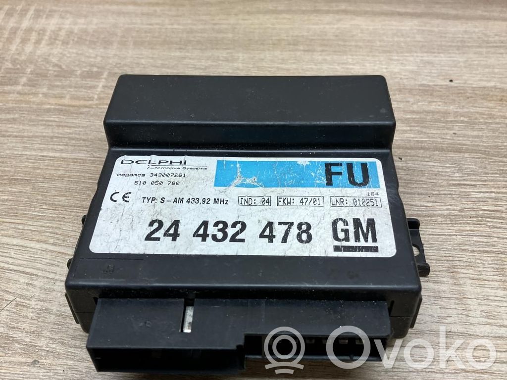 Opel Zafira A Modul confort 