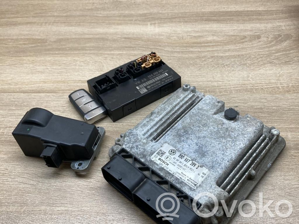 Volkswagen PASSAT B7 Kit cu ECU motor și set închidere uși 