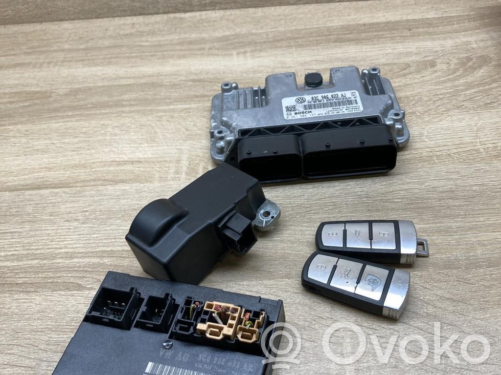 Volkswagen PASSAT B6 Engine ECU kit and lock set 