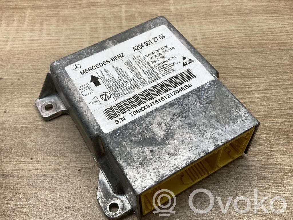 Mercedes-Benz C W204 Unitate/modul de comandă airbaguri