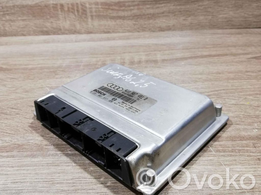 Engine control unit/module ECU   4B0907401D,0281001837