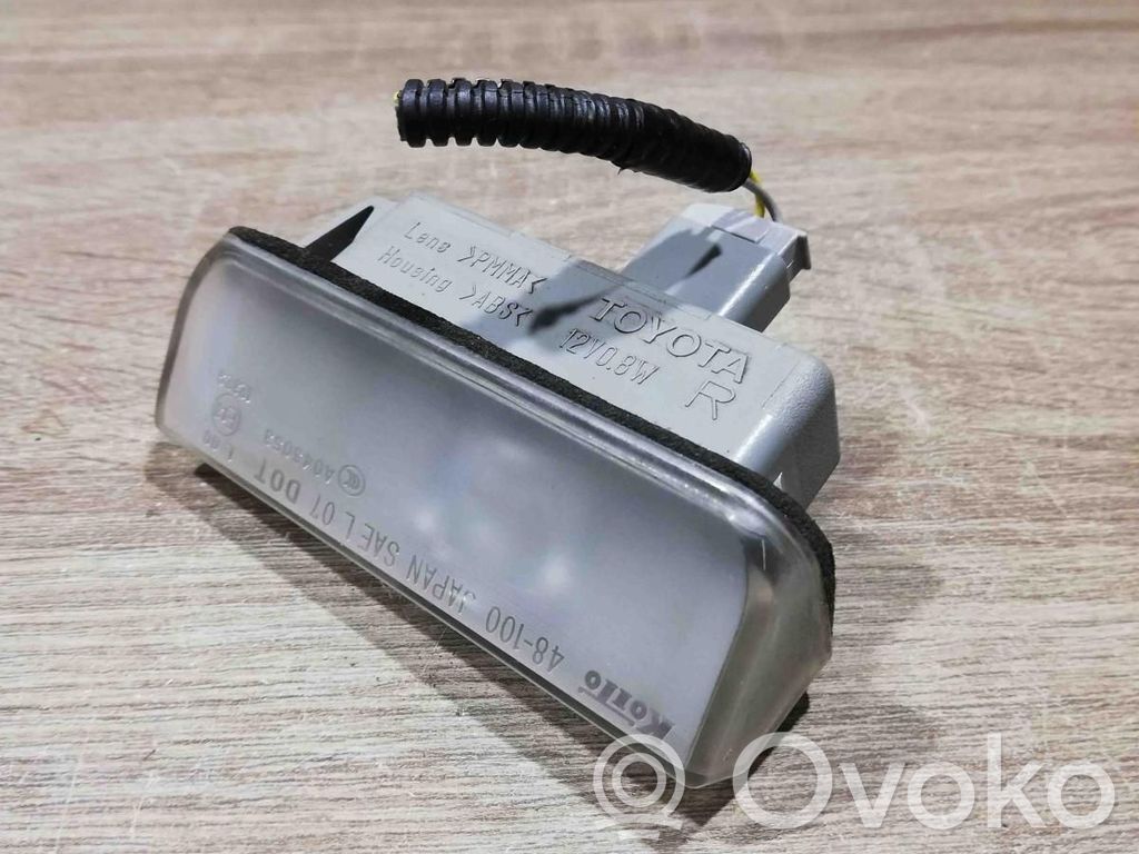 Toyota Avensis T250 Lampă număr 