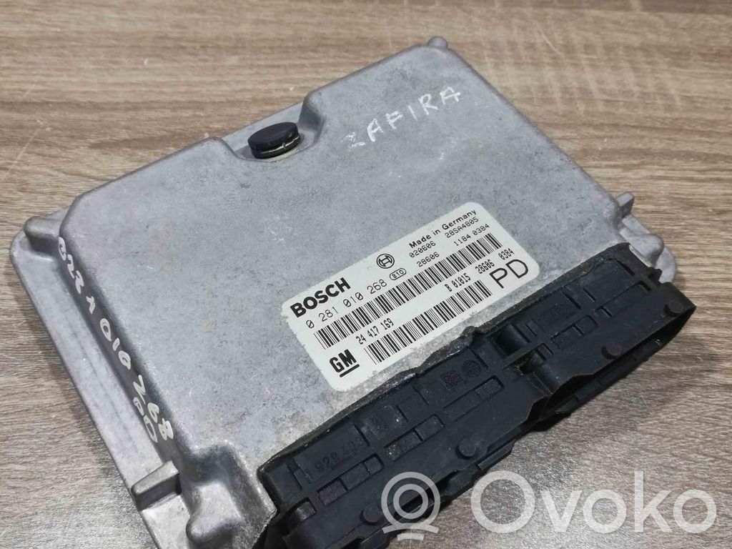 Opel Zafira A Unité de commande, module ECU de moteur 
