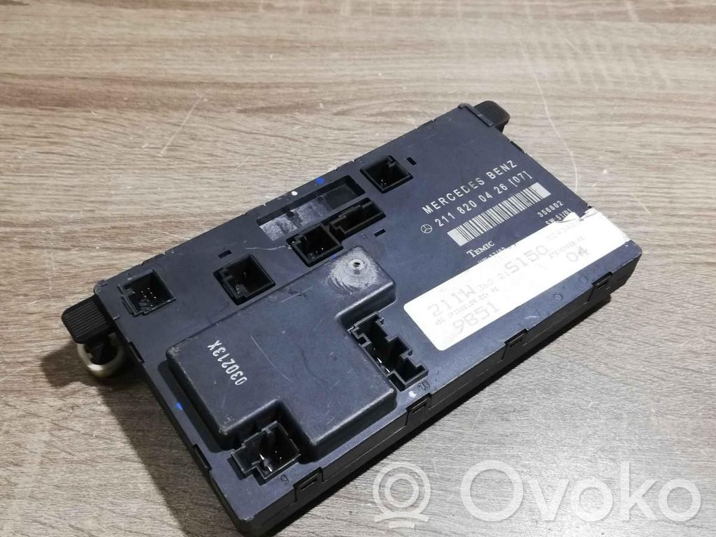 Mercedes-Benz E W211 Unitate/modul comandă uși 