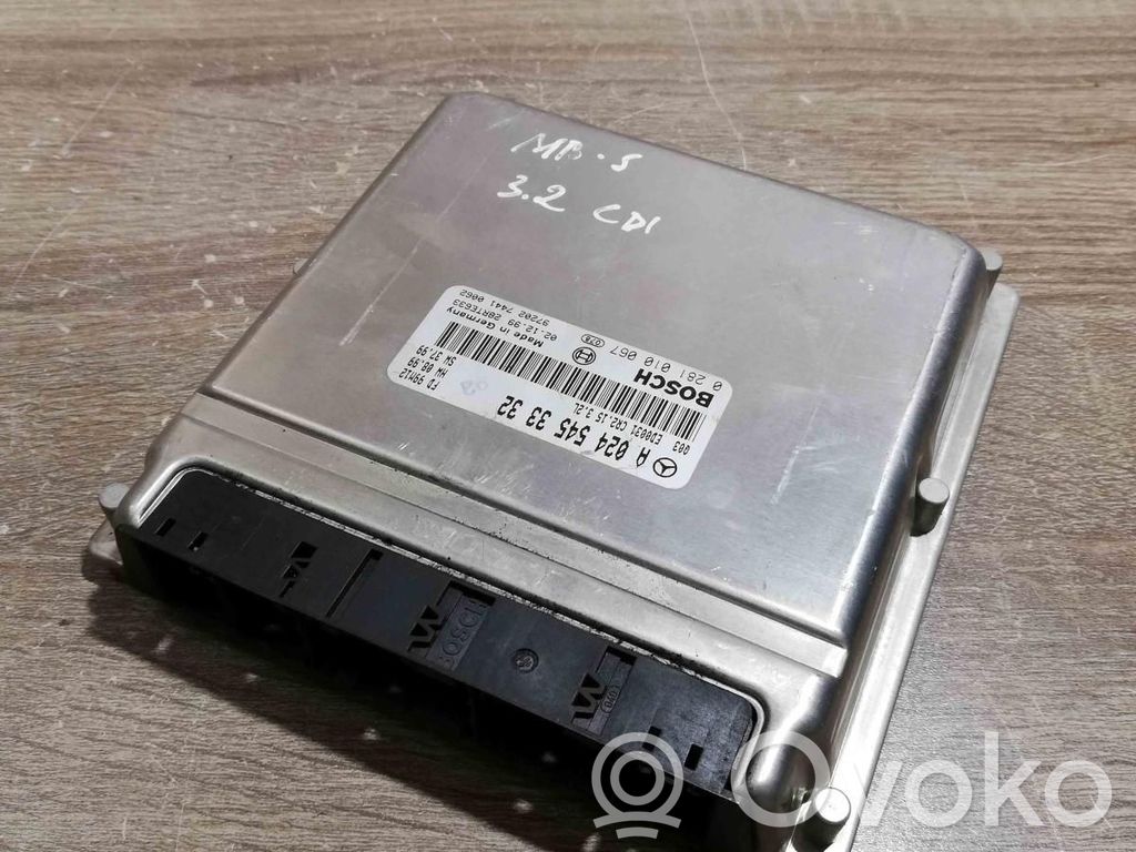 Mercedes-Benz S W220 Komputer / Sterownik ECU silnika 