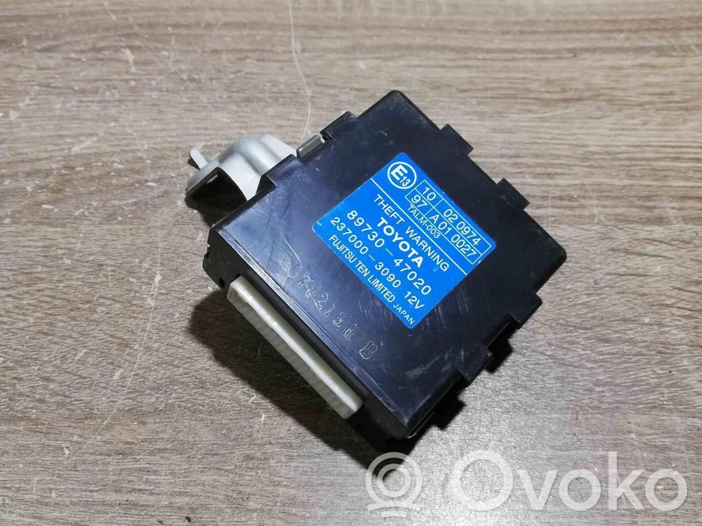 Toyota Prius (XW20) Unitate/modul control alarmă