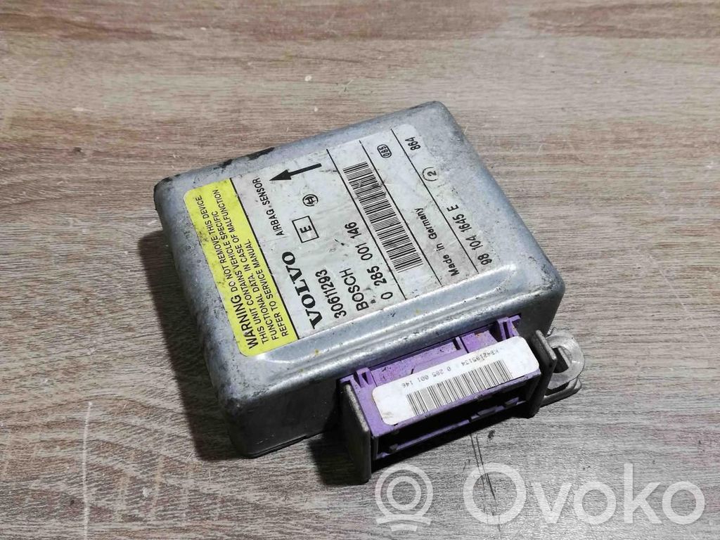 Volvo S40, V40 Unitate/modul de comandă airbaguri 