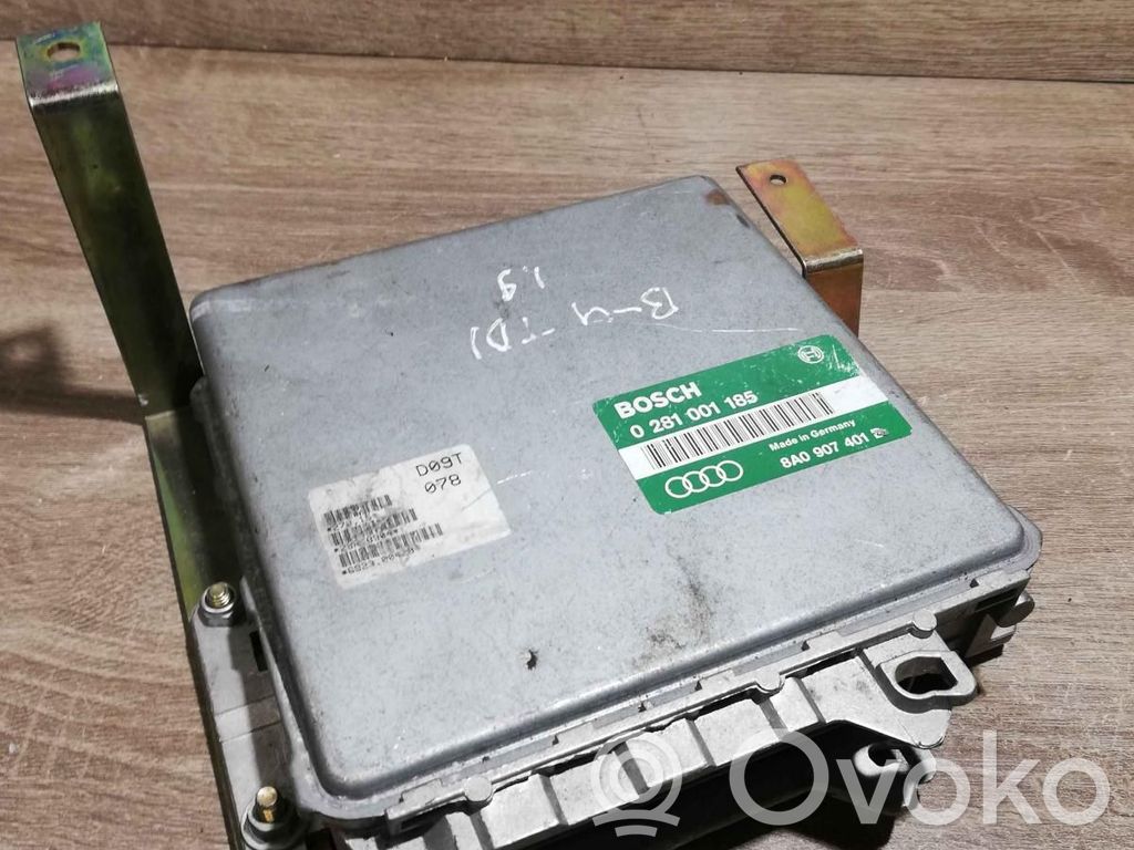 Engine control unit/module ECU   0281001185,8A0907401B