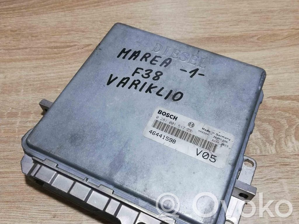 Engine control unit/module ECU   0281001517,46441598