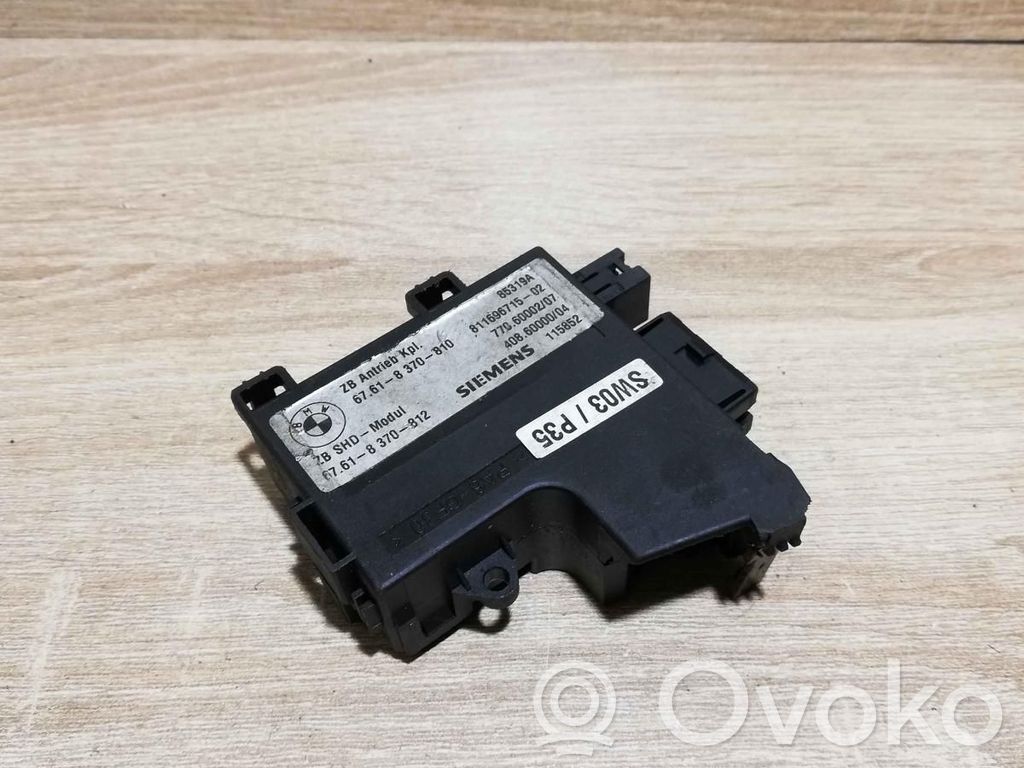BMW 5 E39 Jumta lūkas vadības bloks 
