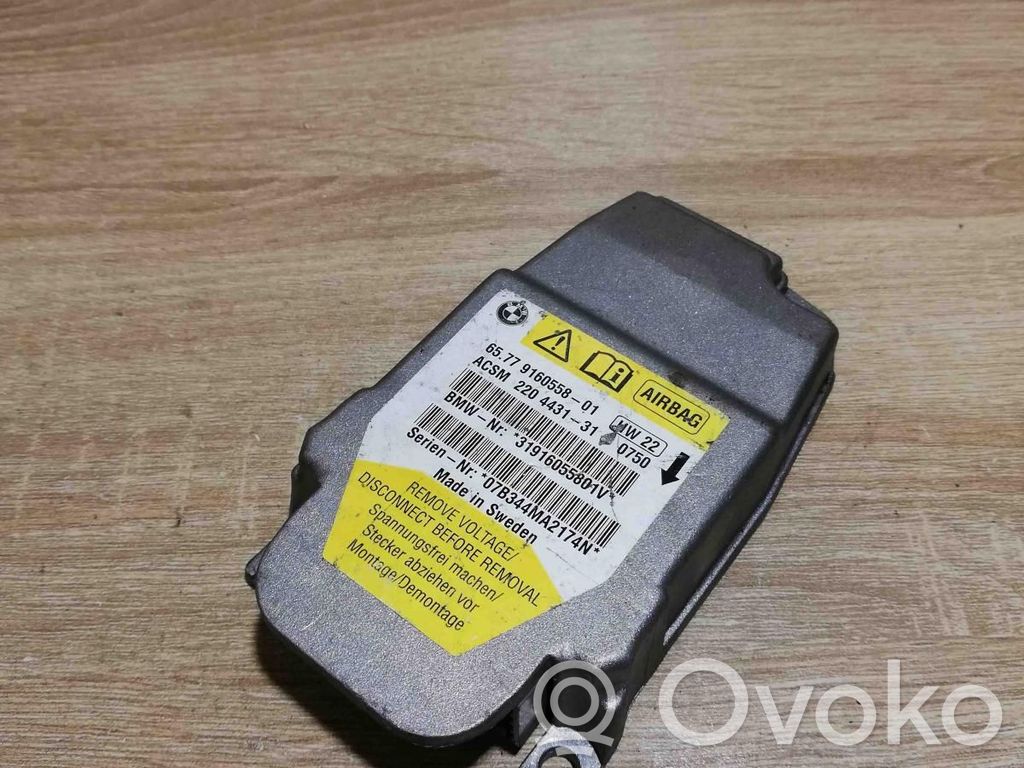 BMW 5 E60 E61 Unitate/modul de comandă airbaguri 