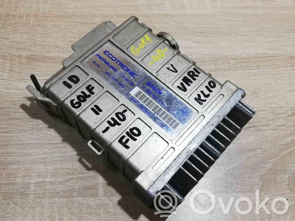 Volkswagen Golf II Unitate control motor/modul ECU 
