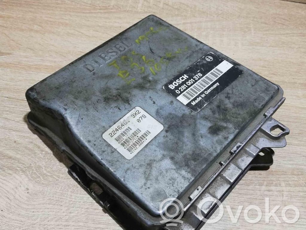 BMW 3 E36 Motora vadības bloka ECU 