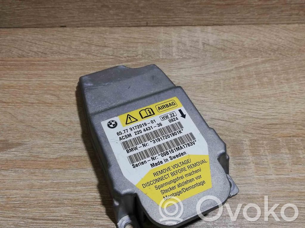 BMW 5 E60 E61 Centralina/modulo airbag 