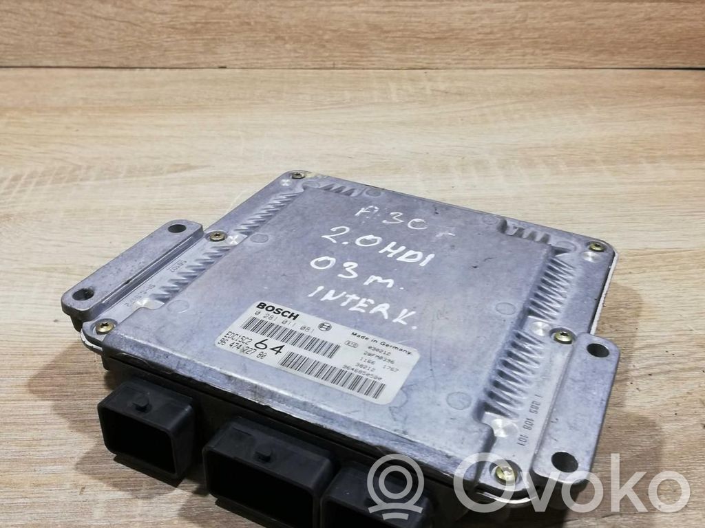 Peugeot 307 Unitate control motor/modul ECU 