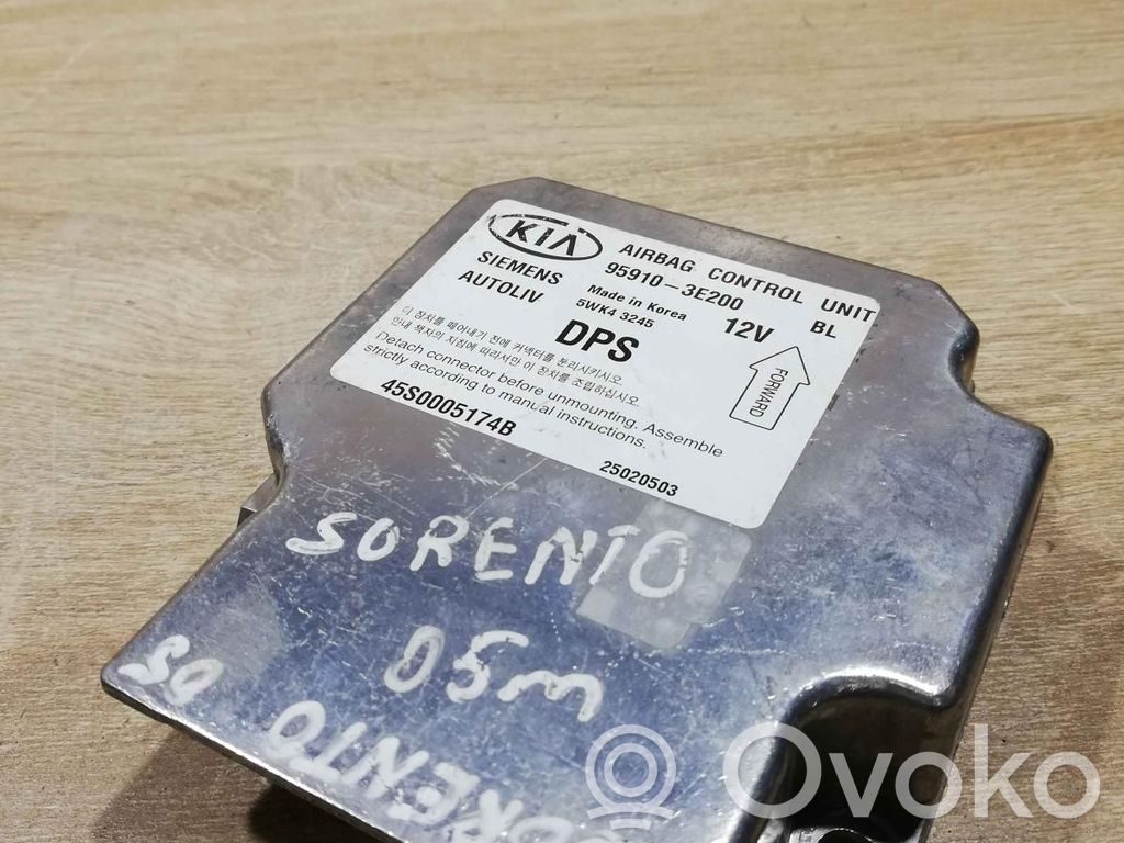 KIA Sorento Unitate/modul de comandă airbaguri 