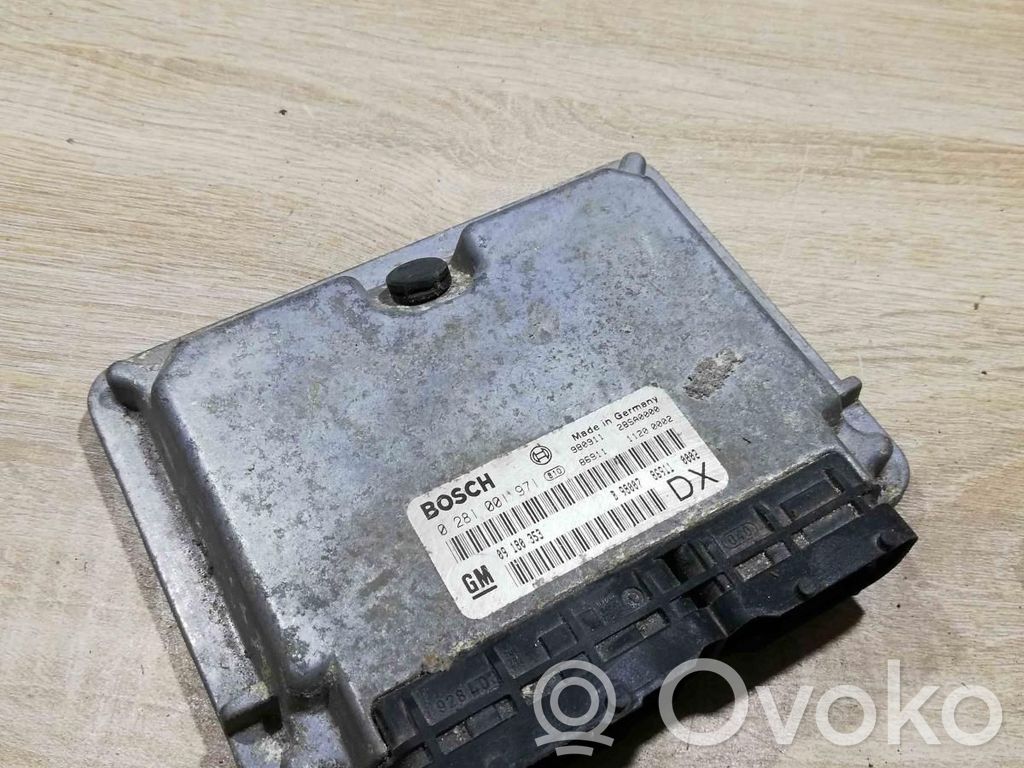 Unité de commande, module ECU de moteur   0281001971,09180353