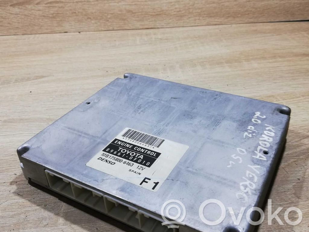 Toyota Corolla Verso AR10 Unitate control motor/modul ECU 