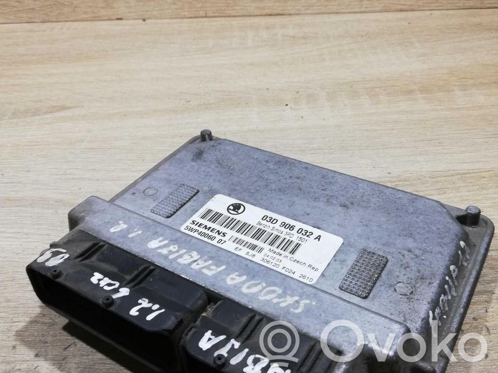Skoda Fabia Mk1 (6Y) Centralina/modulo motore ECU 