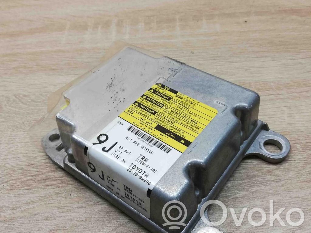 Toyota Auris 150 Sterownik / Moduł Airbag 