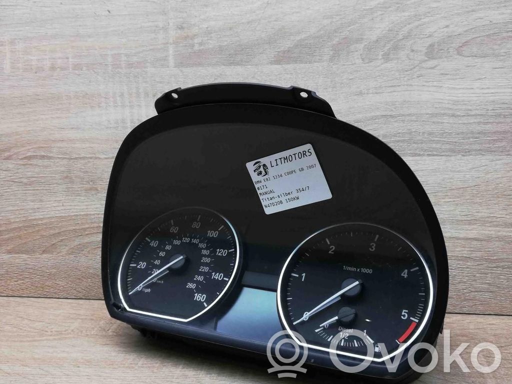 BMW 1 E81 E87 Nopeusmittari (mittaristo) 