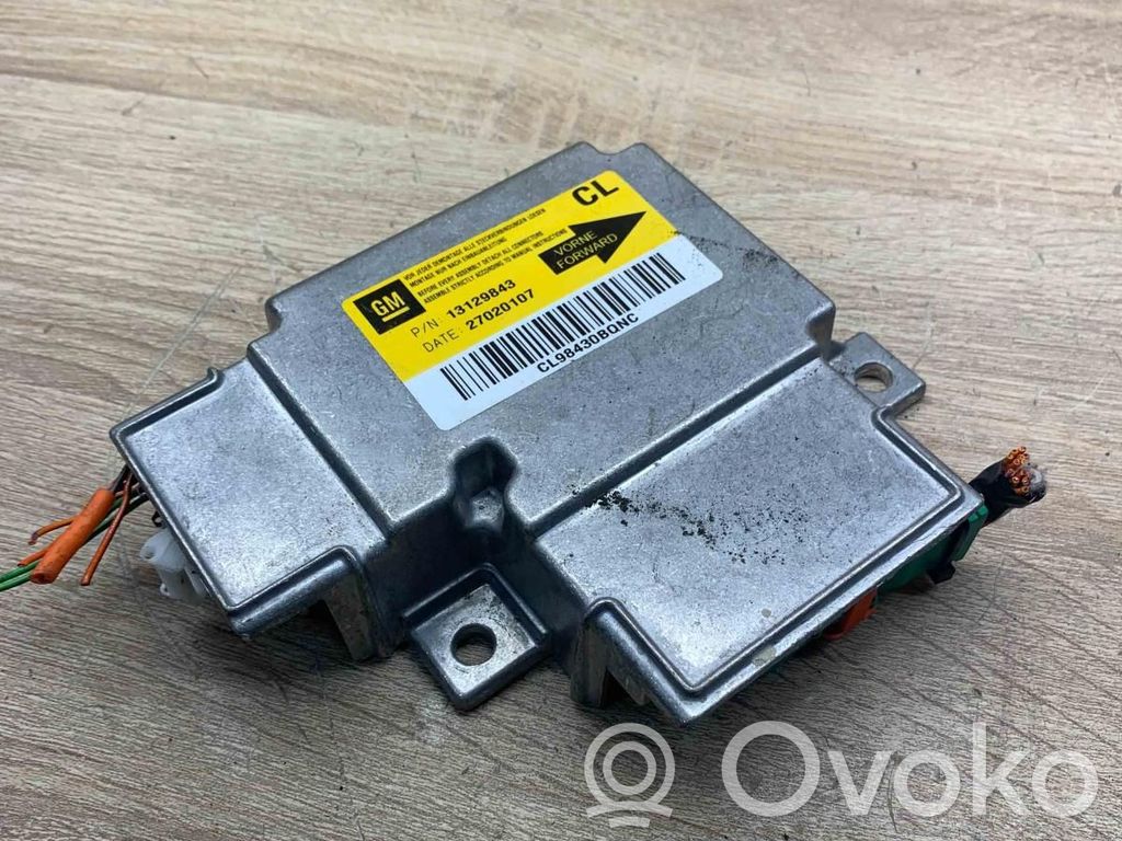Opel Vectra C Czujnik uderzenia Airbag 